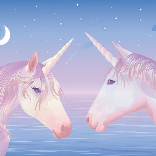 Foto tapete Unicorns